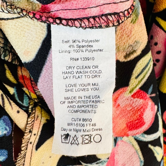 XXL (14 - 16) Show Me Your Mumu Day or Night Midi Dress in Fruity Tango NWOT - Picture 6 of 6